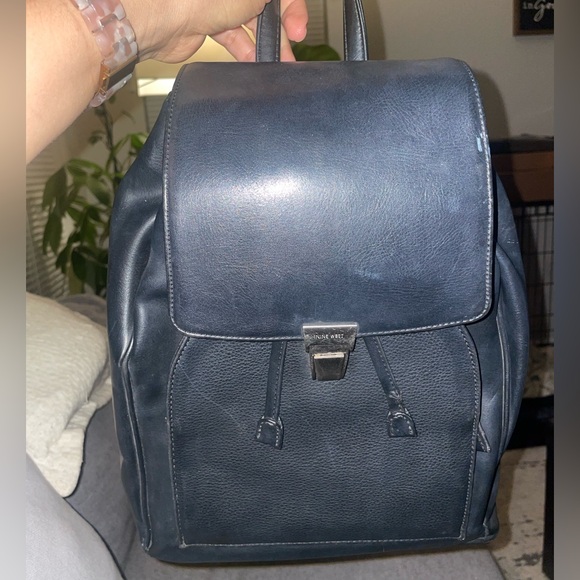 Black Nine West Purse/Backpack - Picture 5 of 8